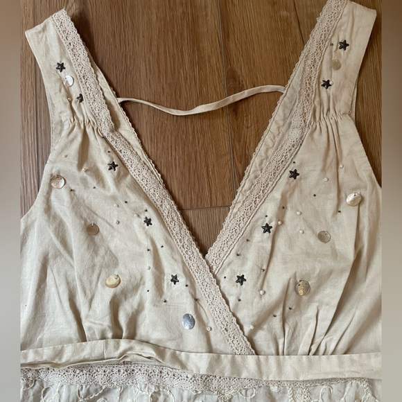 Vintage embellished babydoll tank - Picture 4 of 10